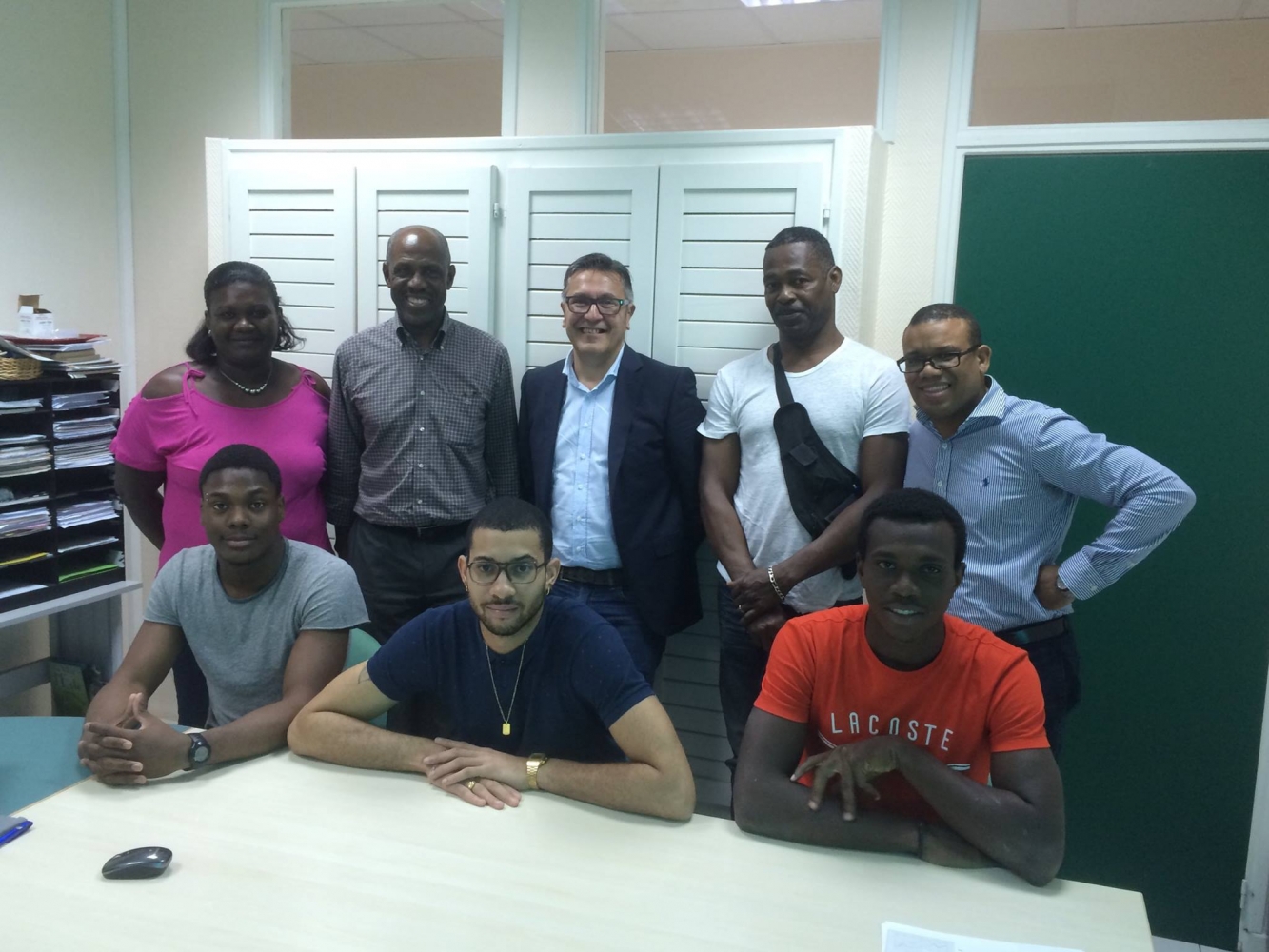 Séance d'information au profit des jeunes handballeurs espoirs guadeloupéens